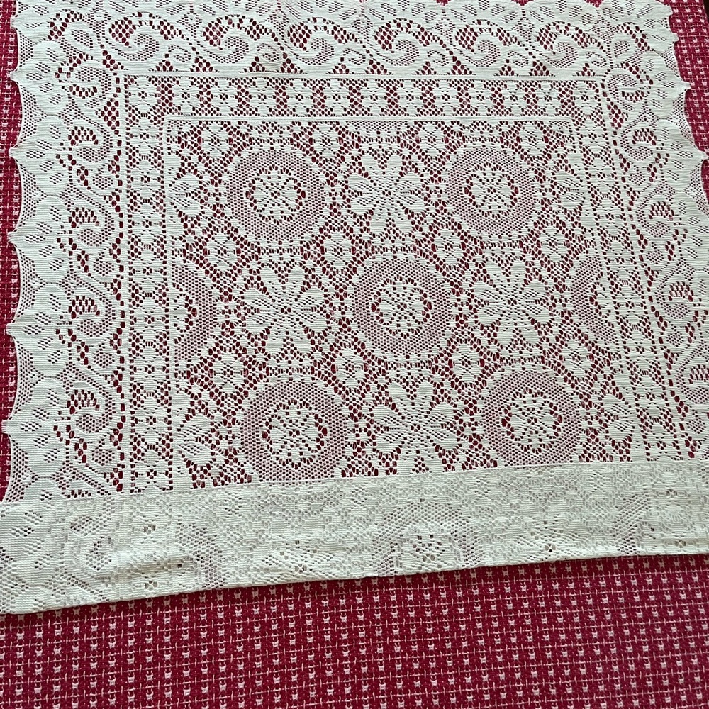 Set of (2) Embroidery Door/windows curtain